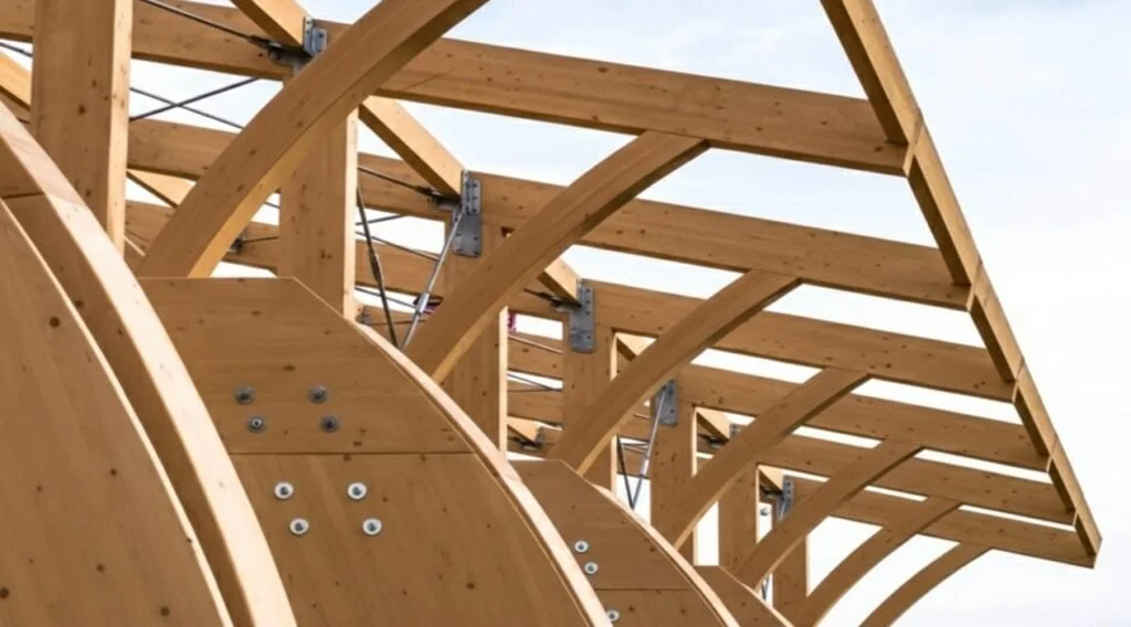Adhesivos Kleiberit para estructuras de madera laminada portante